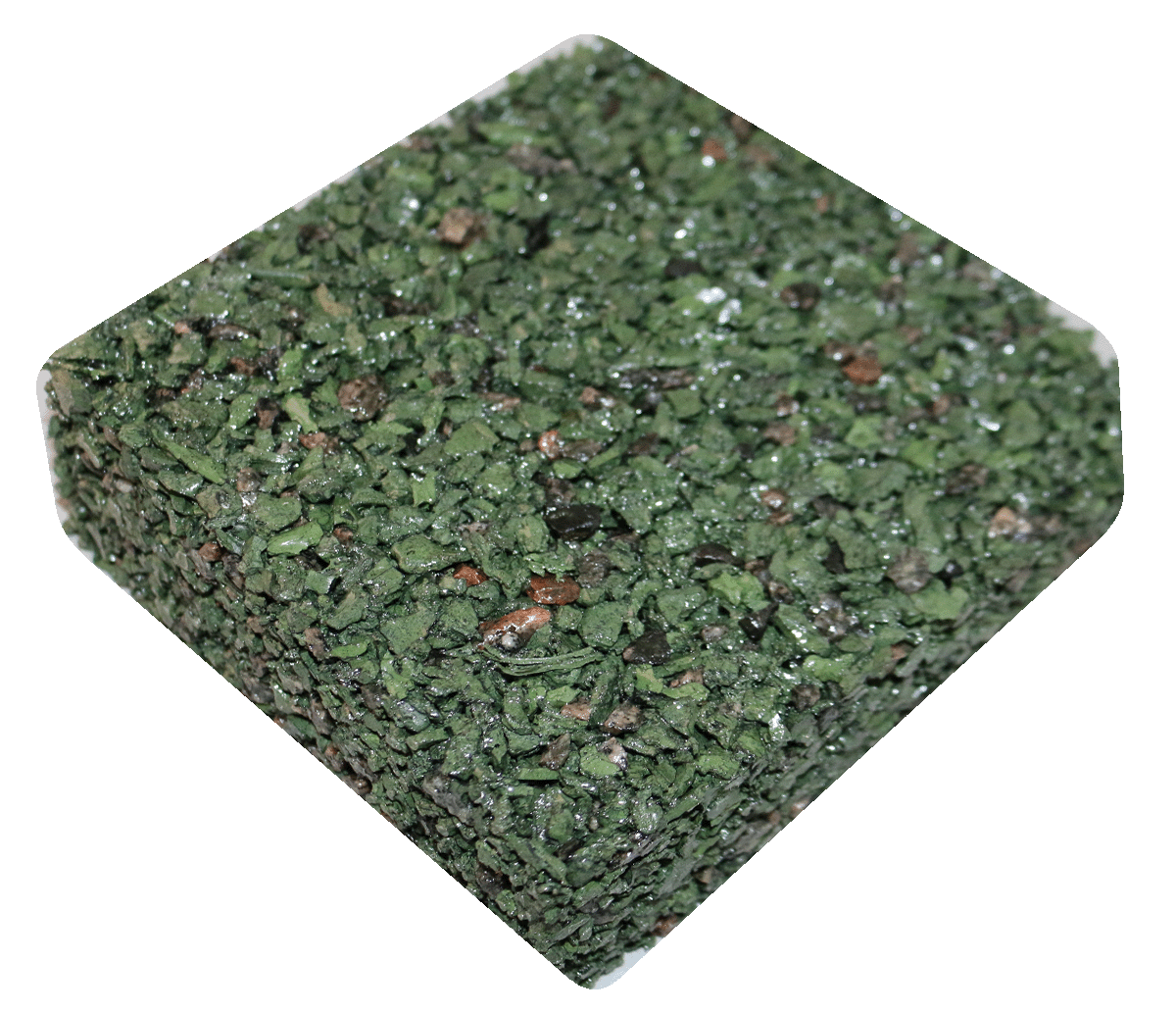 Rubberway Rubber Rock Green Bits