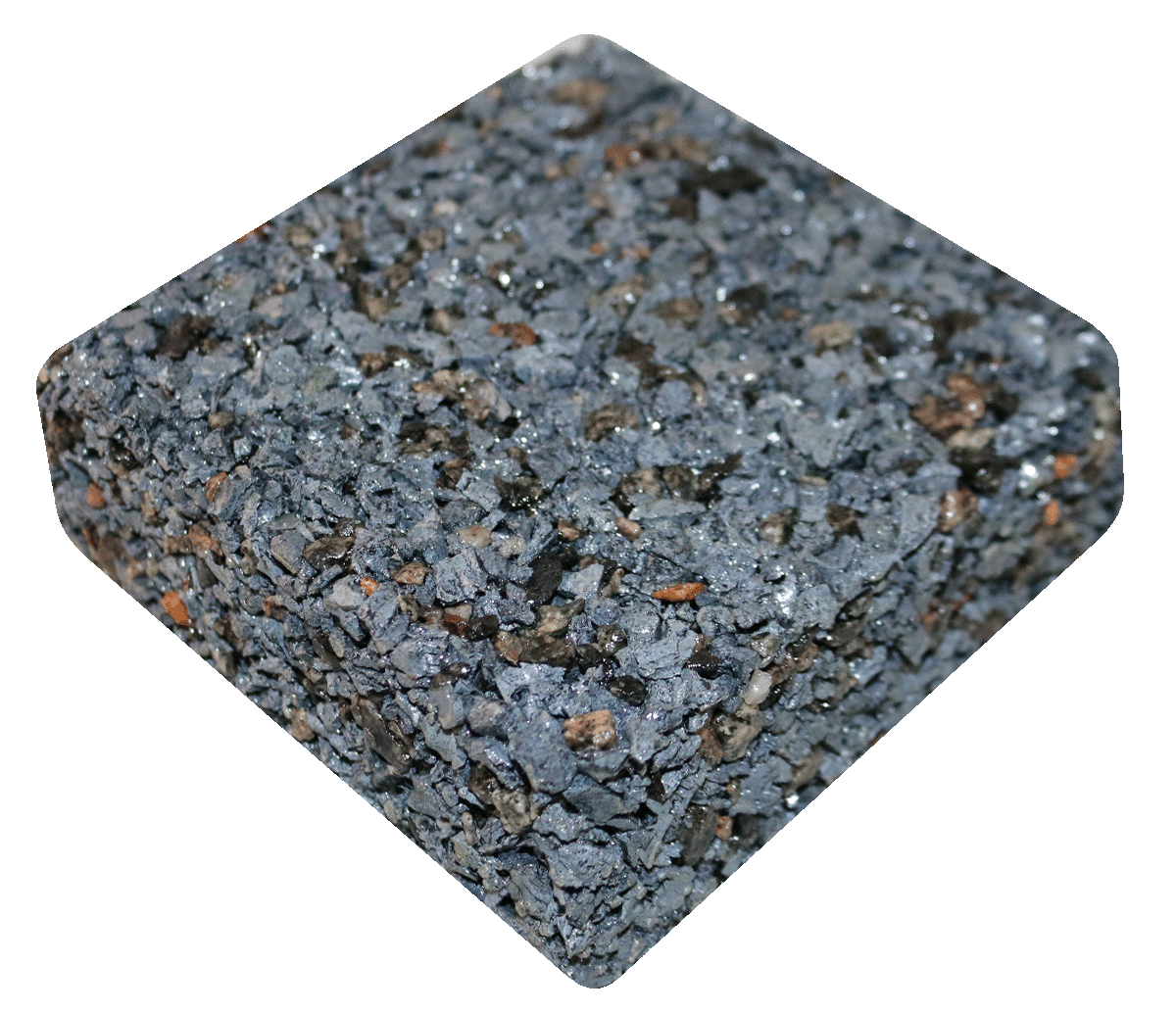 Rubberway Rubber Rock Silver Grey Bits