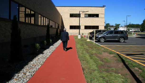 Rubberway Rubber Sidewalk is Easy on the Joints - it's perfect for employee and corporate health and wellness