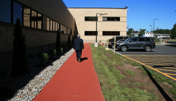 Rubberway Rubber Sidewalk at the Bed Bath & Beyond Corporate Campus for employee health and wellness