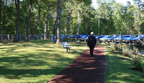 Rubberway Rubber Walking Trail for Corporate Health & Wellness